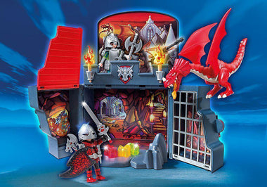 697 pcs | Playmobil 5420 - Dragons - Play Case Dragon Knight 697 pcs | Playmobil 5420 - Dragons - Play Case Dragon Knight