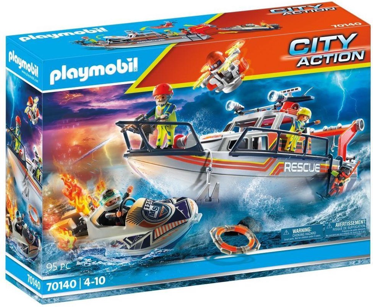 1878 pcs | Playmobil 70140 - City Action Sea Rescue