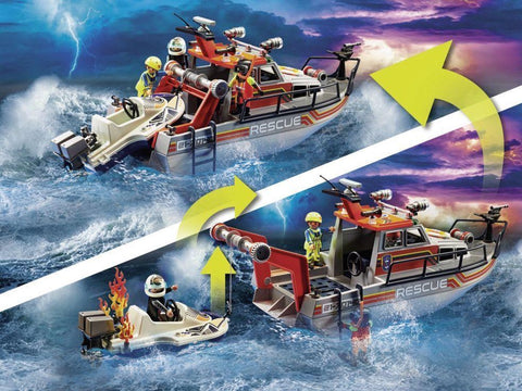 1878 pcs | Playmobil 70140 - City Action Sea Rescue
