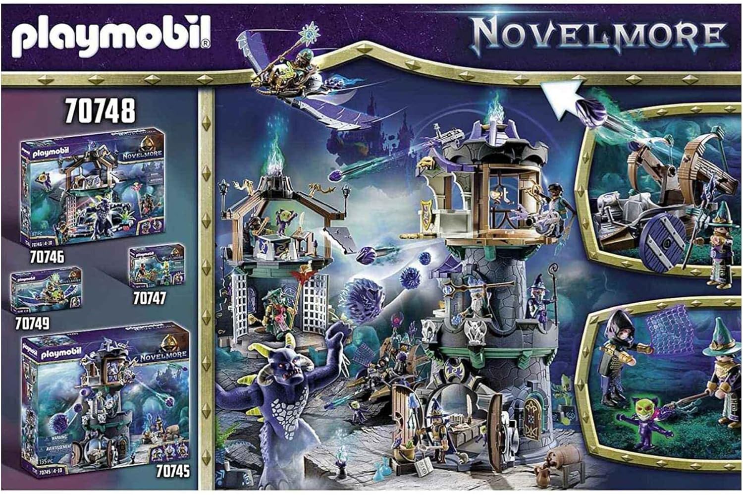 500 pcs | Playmobil 70748 - Novelmore - Violet Vale Demon Catcher