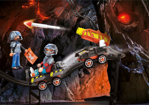 412 pcs | Playmobil 70929 - Dino Mine Rocket