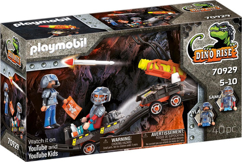 412 pcs | Playmobil 70929 - Dino Mine Rocket