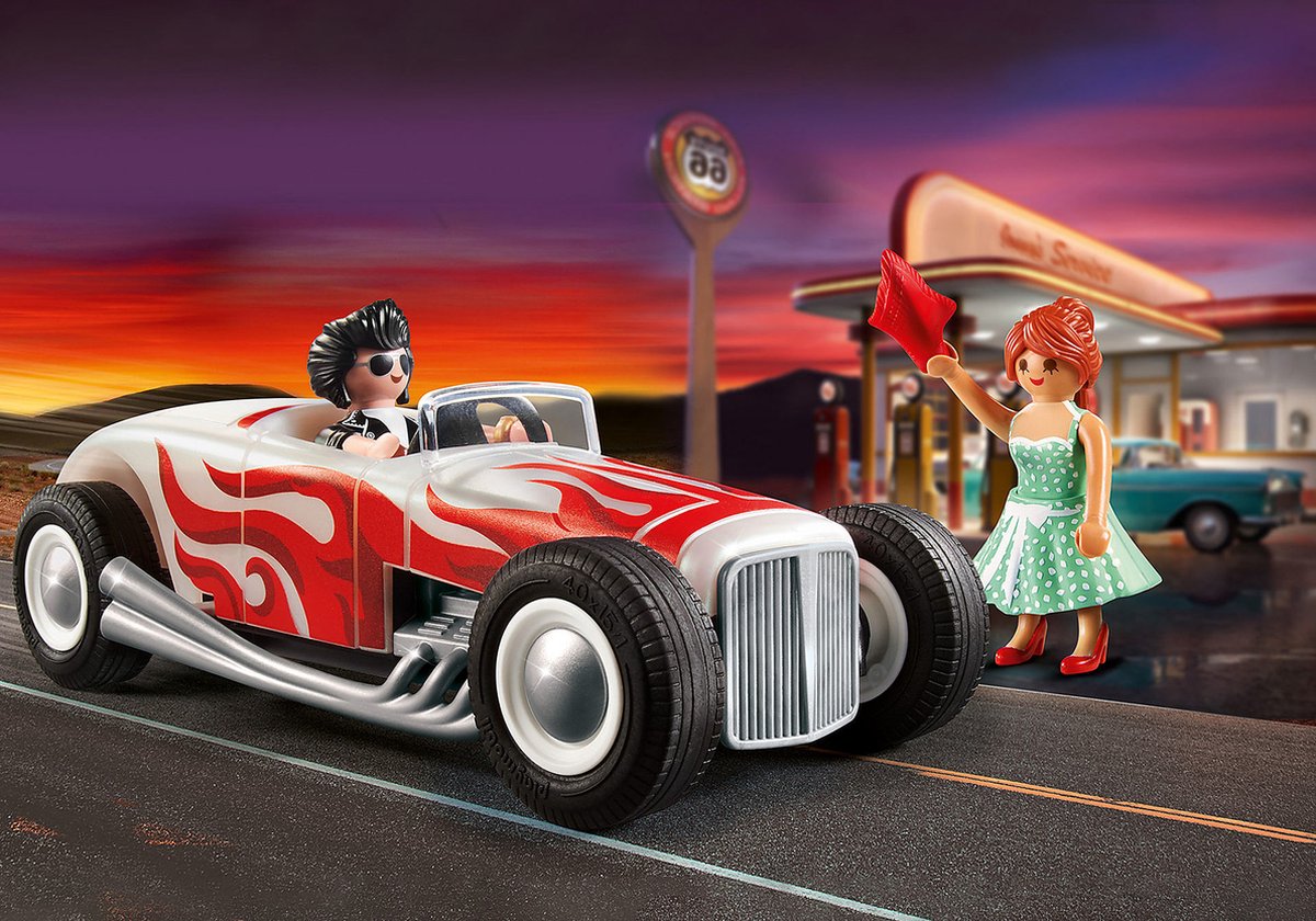 1084 pcs | Playmobil 71078 - Hot Rod