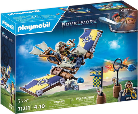 1312 pcs | Playmobil 71211 - Novelmore - Darios Glider